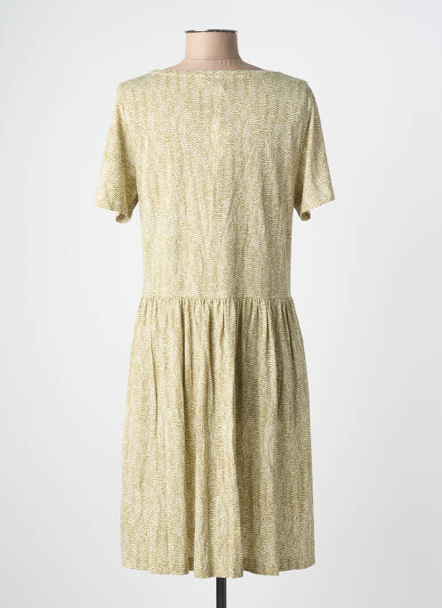 Robe mi-longue imprimé fantaisie manches courtes vert HARRIS WILSON femme