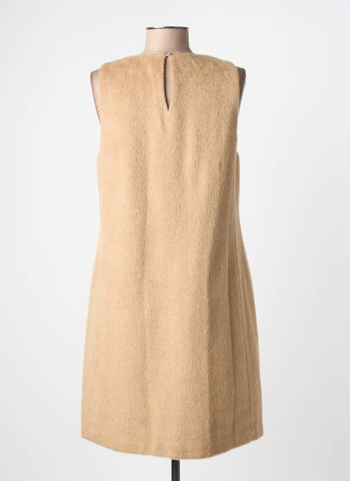 Robe mi-longue sans manche sans manche marron RIVER WOODS femme