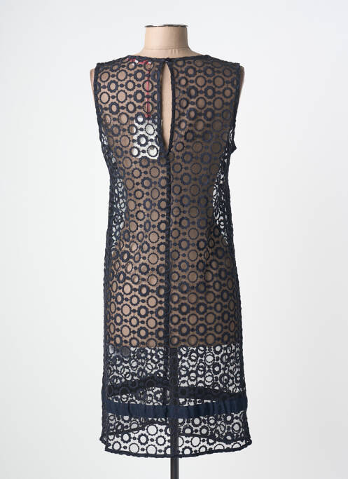 Robe mi-longue sans manche sans manche bleu LA FEE MARABOUTEE femme