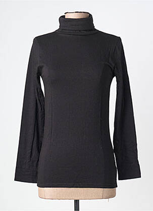 Top stretch manches longues noir LEMAHIEU femme
