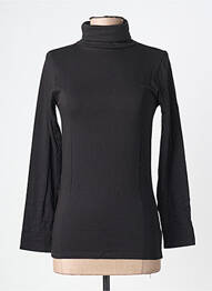 Top tissage jersey manches longues noir LEMAHIEU femme