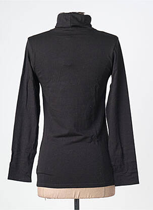 Top stretch manches longues noir LEMAHIEU femme
