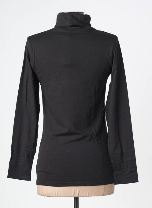 Top tissage jersey manches longues noir LEMAHIEU femme