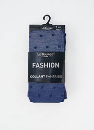 Collants imprimé pois bleu LE BOURGET femme