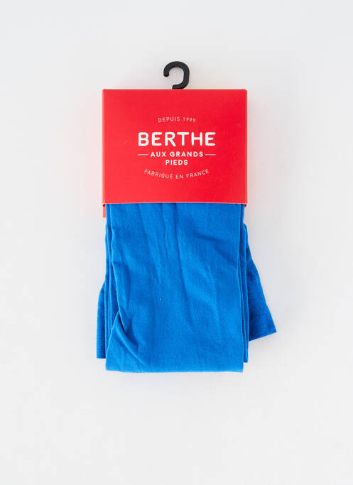 Bas stretch bleu BERTHE AUX GRANDS PIEDS femme