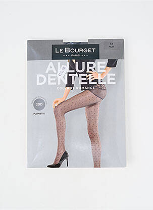Collants imprimé pois noir LE BOURGET femme