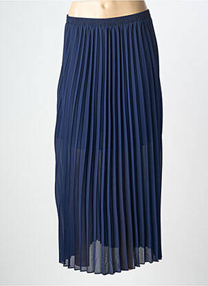 Jupe longue doublure bleu AN' GE femme