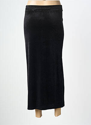 Jupe mi-longue stretch noir AN' GE femme