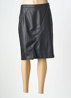 Jupe mi-longue taille à pinces noir FILIPINE LAHOYA femme