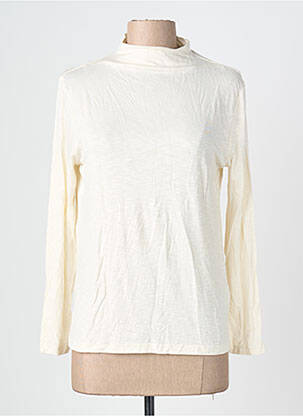 Sous-pull stretch manches longues beige AN' GE femme