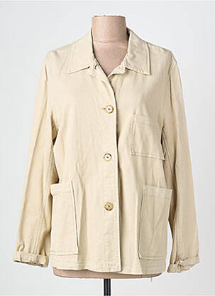 Veste casual coupe droite beige QUIET femme