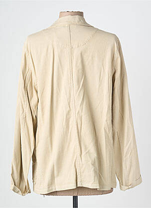 Veste casual coupe droite beige QUIET femme
