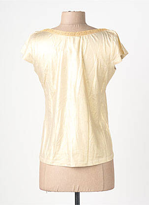 T-shirt stretch manches courtes or LO! LES FILLES femme