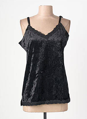 Top stretch fines bretelles noir ODEMAI femme
