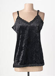 Top stretch fines bretelles noir ODEMAI femme