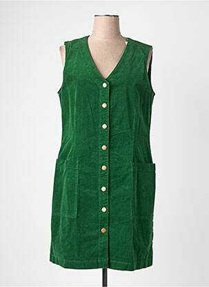 Robe mi-longue sans manche sans manche vert BENSIMON femme