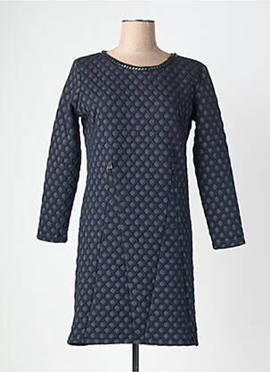 Robe courte manches longues manches longues bleu LOLESFILLES femme