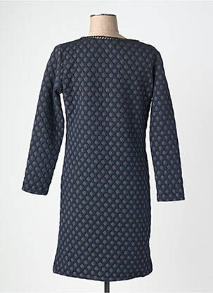 Robe courte manches longues manches longues bleu LO! LES FILLES femme