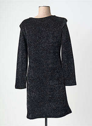 Robe mi-longue manches longues manches longues noir LO! LES FILLES femme