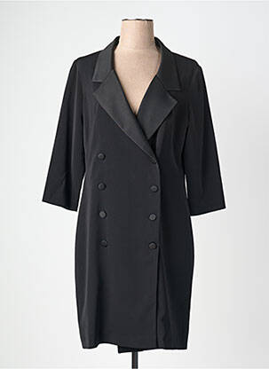 Robe mi-longue manches 3/4 manches 3/4 noir MANIGANCE femme