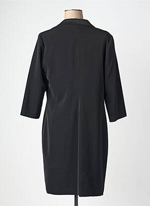 Robe mi-longue manches 3/4 manches 3/4 noir MANIGANCE femme