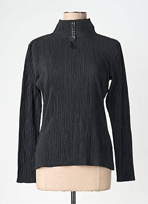 Top stretch manches longues noir LO! LES FILLES femme