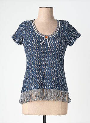 Top manches courtes manches courtes bleu LOLESFILLES femme