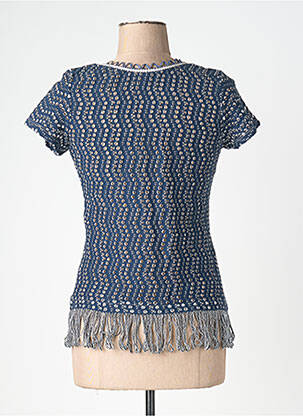 Top manches courtes manches courtes bleu LO! LES FILLES femme