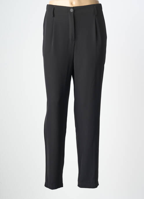 Pantalon slim poches taille haute noir LA FEE MARABOUTEE femme
