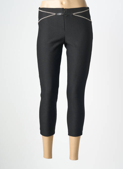 Pantalon 7/8 taille haute taille haute noir LOLESFILLES femme