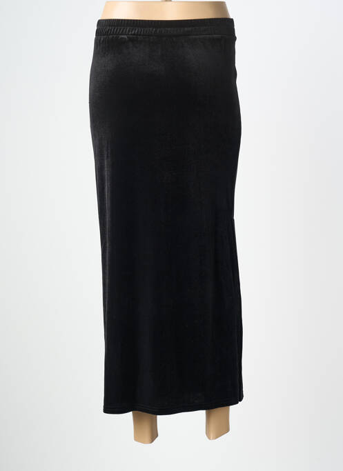 Jupe mi-longue stretch noir AN' GE femme