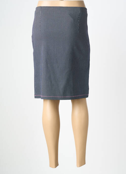 Jupe mi-longue stretch bleu LOLESFILLES femme