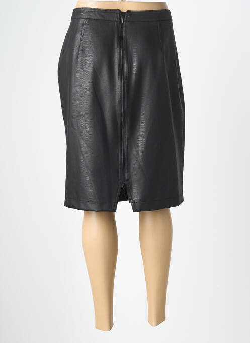 Jupe mi-longue taille à pinces noir FILIPINE LAHOYA femme