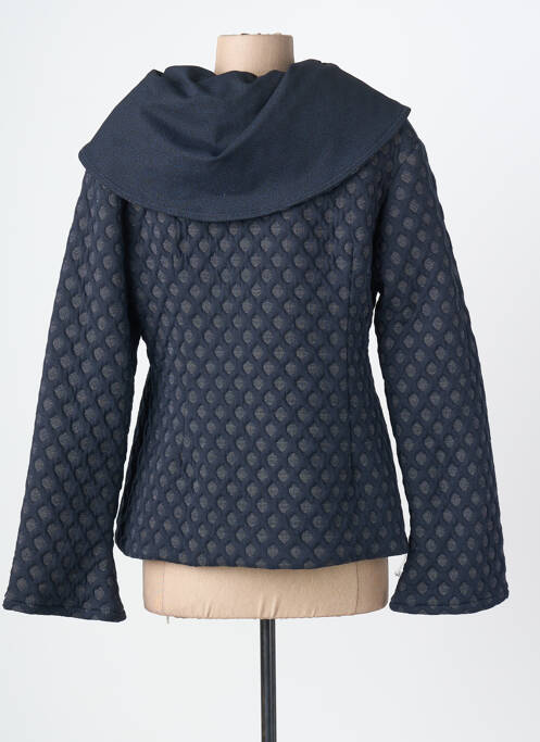 Veste casual col rond bleu LOLESFILLES femme
