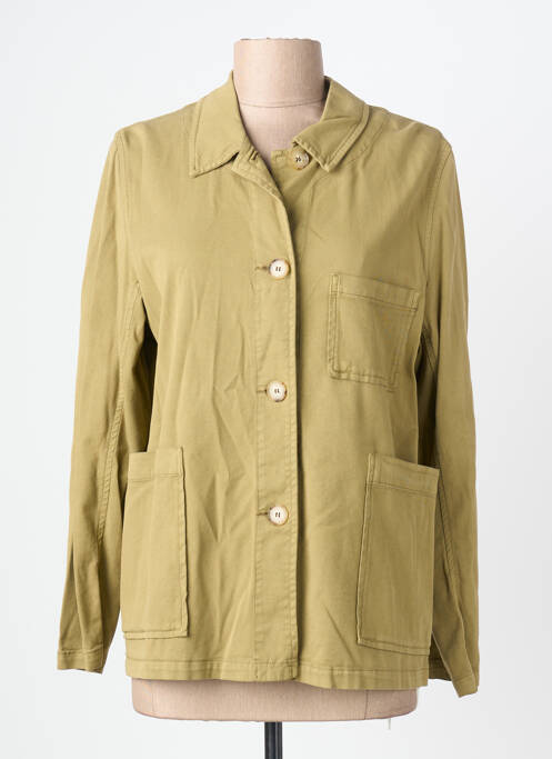 Veste casual coupe droite vert QUIET femme