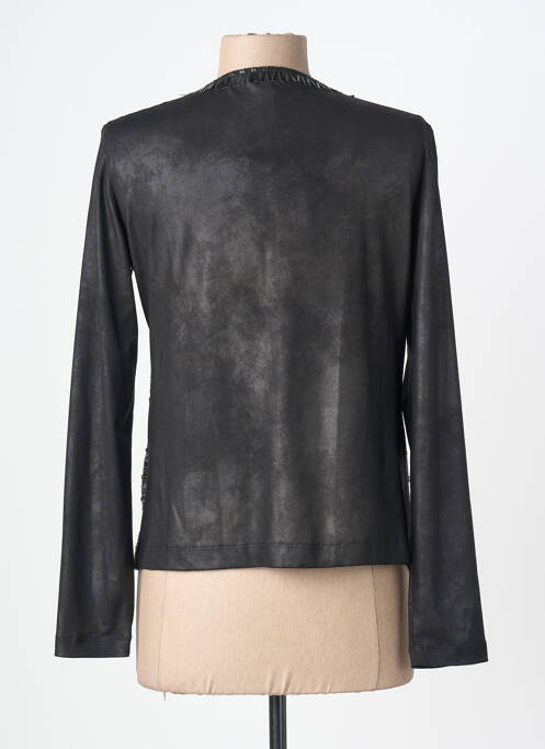 Veste casual col rond noir LOLESFILLES femme