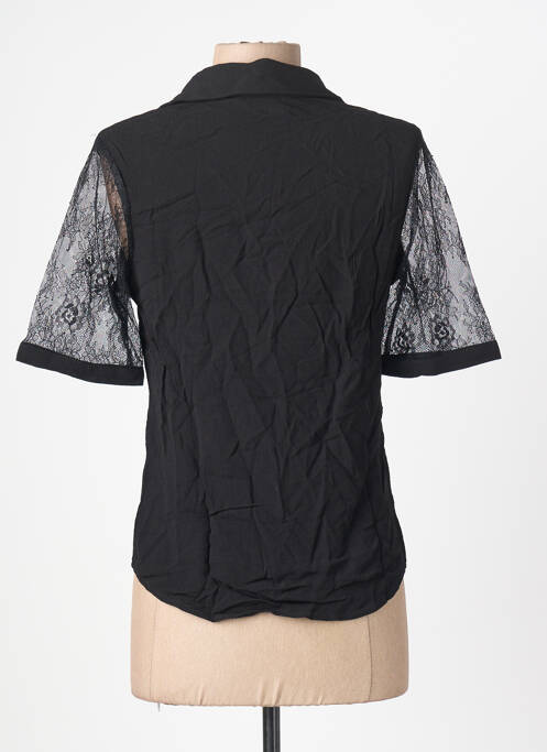Top stretch manches courtes noir SCHOOL RAG femme
