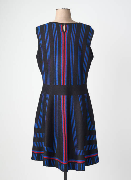 Robe mi-longue sans manche sans manche noir LEO & UGO femme