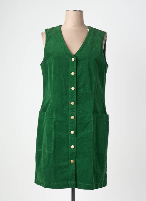 Robe mi-longue sans manche sans manche vert BENSIMON femme