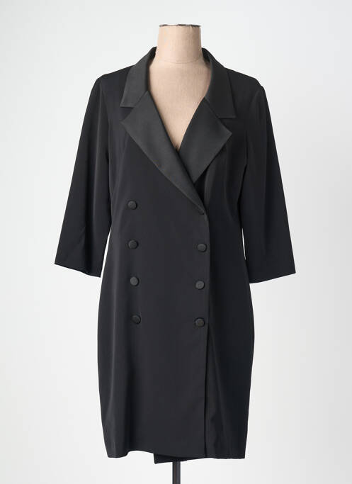 Robe mi-longue manches 3/4 manches 3/4 noir MANIGANCE femme