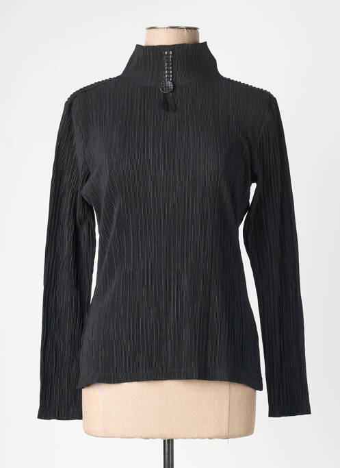 Top stretch manches longues noir LOLESFILLES femme