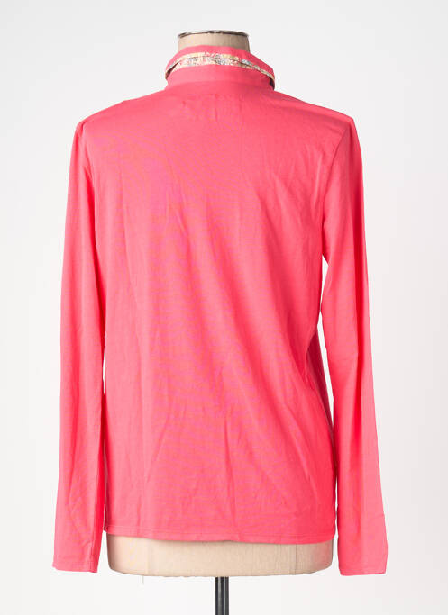 Polo manches longues manches longues rose HARRIS WILSON femme