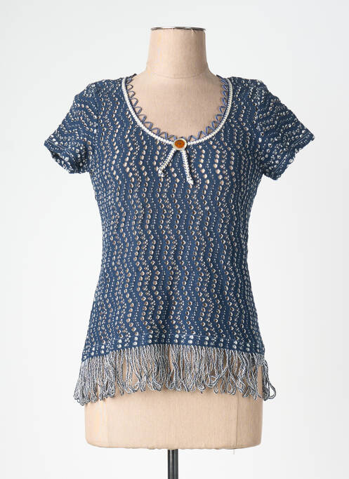 Top manches courtes manches courtes bleu LOLESFILLES femme