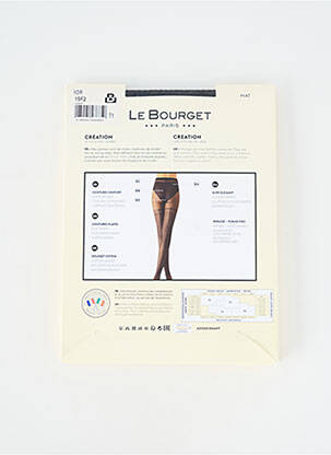 Collants stretch noir LE BOURGET femme