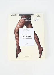Collants tissage transparent gris LE BOURGET femme