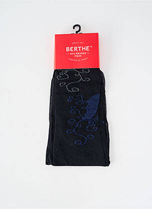 Collants bas/collant noir BERTHE AUX GRANDS PIEDS femme