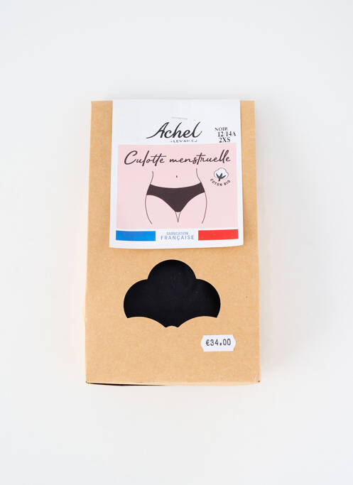 Culotte tissage jersey noir ACHEL fille