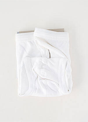 Slip tissage popeline blanc JET homme