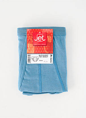 Slip elastique à la taille bleu JET homme