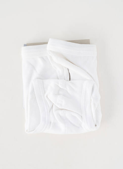 Slip tissage popeline blanc JET homme